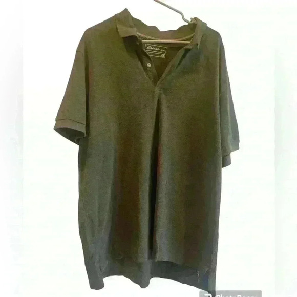 Eddie Bauer Polo Men’s Shirt Color Olive Green Size TXL - Picture 1 of 10